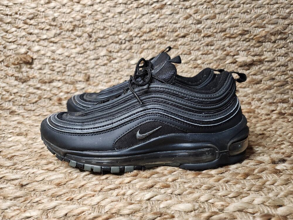 Nike Air Max 97 Triple Black Dark Grey 921733-001 Women Shoes Size 8.5
